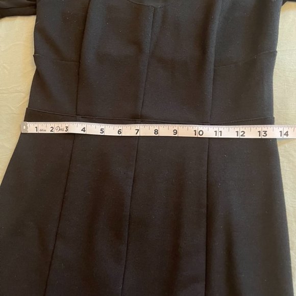 Robbi & Nikki Black Dress with Sheer Neckline and Polyester Body, Metal Zipper - Picture 6 of 7